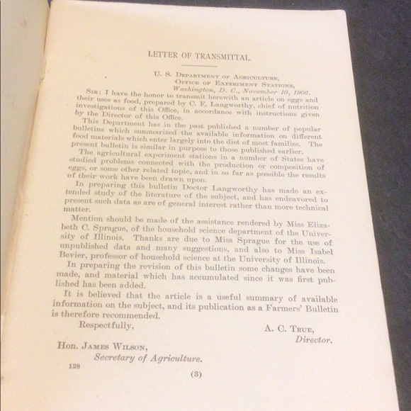 Rare 1906 USDA Eggs and their uses as food booklet - Picture 4 of 7